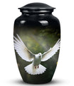 Elegant Dove Memorial Urn, a Decorative Ash Container for Human Ashes, Perfect Cremation Urn for Adults