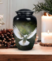 Elegant Dove Memorial Urn, a Decorative Ash Container for Human Ashes, Perfect Cremation Urn for Adults