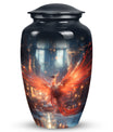 Elegant Phoenix urn, ideal cremation urns for women and suitable for holding adult male ashes