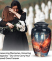 Elegant Phoenix urn, ideal cremation urns for women and suitable for holding adult male ashes