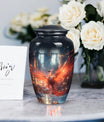 Elegant Phoenix urn, ideal cremation urns for women and suitable for holding adult male ashes