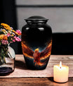 Medium-sized Phoenix Urn, ideal cremation urn for men or as a distinct urn for Dad's ashes