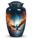 Phoenix urn, a large adult urn designed for female human ashes, suitable as a dad urn