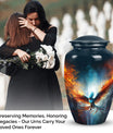 Phoenix urn, a large adult urn designed for female human ashes, suitable as a dad urn