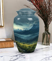 Small Mountains Urn, an elegant cremation keepsake for storing ashes, suitable for both adult men and women.