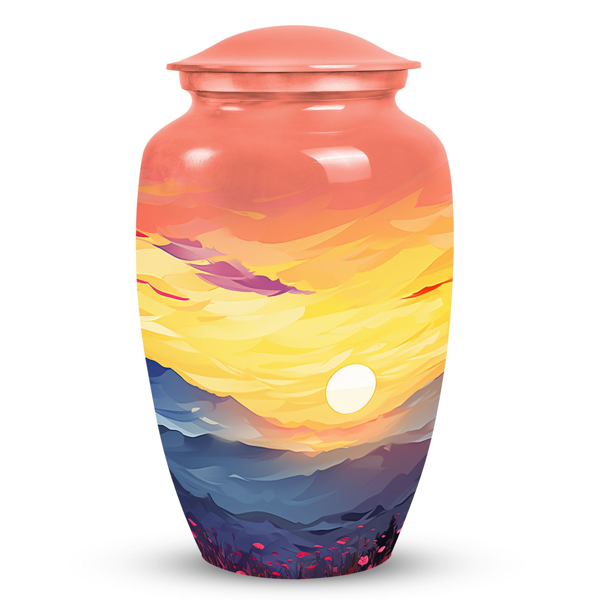 Uniquely crafted Mountains Urns for Mother's cremation ashes, ideal as Memorial Day Gifts