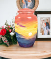 Uniquely crafted Mountains Urns for Mother's cremation ashes, ideal as Memorial Day Gifts