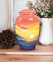 Uniquely crafted Mountains Urns for Mother's cremation ashes, ideal as Memorial Day Gifts