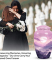 Large Mountains urn suitable for adult male burial or storing human ashes, ideal for burial in ground