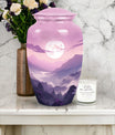 Large Mountains urn suitable for adult male burial or storing human ashes, ideal for burial in ground