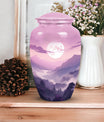 Large Mountains urn suitable for adult male burial or storing human ashes, ideal for burial in ground