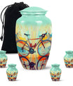 Abstract Cycling Dreams - Bike Urns Funeral Large  Urns