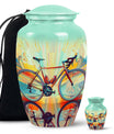 Abstract Cycling Dreams - Bike Urns Funeral Large  Urns