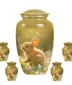 Sunlit Daisy Hopper - Rabbit Urns Funeral Large  Urns