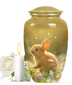 Sunlit Daisy Hopper - Rabbit Urns Funeral Large  Urns