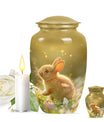 Sunlit Daisy Hopper - Rabbit Urns Funeral Large  Urns