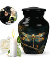 Amber Glide - Dragonfly Urn Large Memorial, Funeral Urn For Ashes