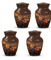 Fiery Dragonfly Dreams - Dragonfly Urn Memorial, Funeral Shape Urn