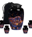 Starry Night Prowl - Tiger Urn Memorial, Funeral Shape Urn