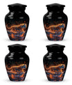Fiery Rain Stride - Tiger Urn Memorial, Funeral Cremation Urn For Ashes