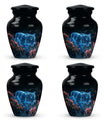 Spectral Bloom Stealth - Tiger Urn Large Memorial, Funeral Urn For Ashes