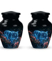 Spectral Bloom Stealth - Tiger Urn Large Memorial, Funeral Urn For Ashes