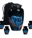 Spectral Bloom Stealth - Tiger Urn Large Memorial, Funeral Urn For Ashes
