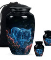 Spectral Bloom Stealth - Tiger Urn Large Memorial, Funeral Urn For Ashes