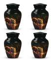 Glowing Monsoon Majesty - Tiger Urn Memorial, Funeral Shape Urn