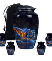 Fire Essence - Tiger Urn Memorial, Funeral Cremation Urn For Ashes