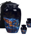 Fire Essence - Tiger Urn Memorial, Funeral Cremation Urn For Ashes