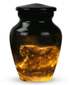 Firelit Majesty - Tiger Urn Memorial, Funeral Cremation Urn