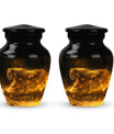 Firelit Majesty - Tiger Urn Memorial, Funeral Cremation Urn