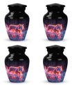 Crimson Ember Stalker - Tiger Urn Memorial, Funeral Shape Urn
