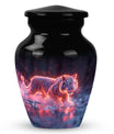 Crimson Ember Stalker - Tiger Urn Memorial, Funeral Shape Urn