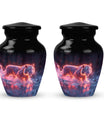 Crimson Ember Stalker - Tiger Urn Memorial, Funeral Shape Urn
