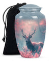 Deer Grove - Deer Urn Memorial, Funeral Cremation Urn For Ashes