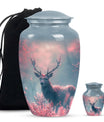 Deer Grove - Deer Urn Memorial, Funeral Cremation Urn For Ashes