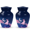 Lunar Blossom Watch - Rabbit Urn Memorial, Funeral Cremation Urn