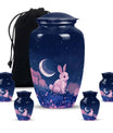 Lunar Blossom Watch - Rabbit Urn Memorial, Funeral Cremation Urn