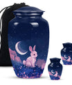 Lunar Blossom Watch - Rabbit Urn Memorial, Funeral Cremation Urn