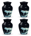 Wolf Wanderlust - Wolf Urn Memorial, Funeral Cremation Urn For Ashes