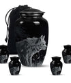 Wilderness - Wolf Urn Memorial, Funeral Cremation Urn