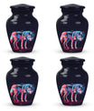 Neon Predator Essence - Wolf Urn Memorial, Funeral Shape Urn