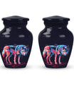 Neon Predator Essence - Wolf Urn Memorial, Funeral Shape Urn