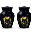 Electric Lupine - Wolf Urn Memorial, Funeral Cremation Urn For Ashes