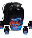 Lava Paws - Dog Urn Memorial, Funeral Cremation Urn For Ashes