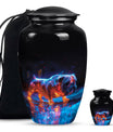 Lava Paws - Dog Urn Memorial, Funeral Cremation Urn For Ashes