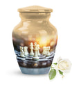 10-inch Chess themed classic urn