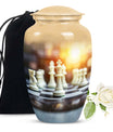 10-inch Chess themed classic urn